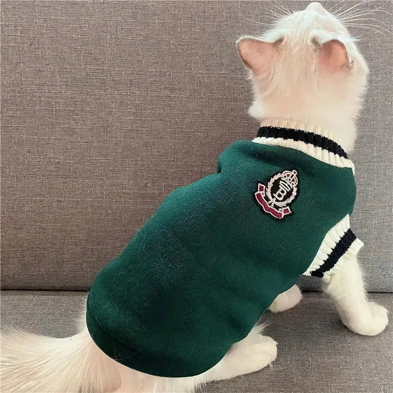 College Style Doggie Sweater