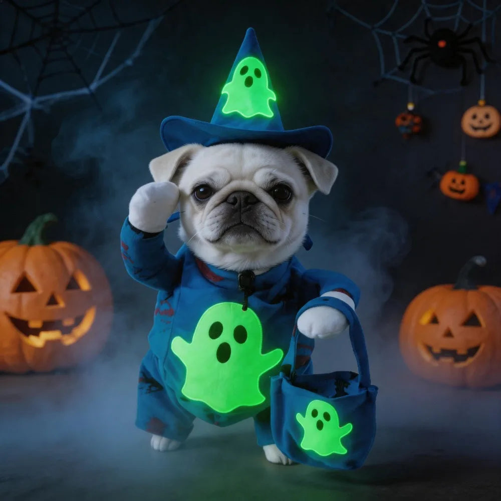 Glowing Ghost Doggie Costume