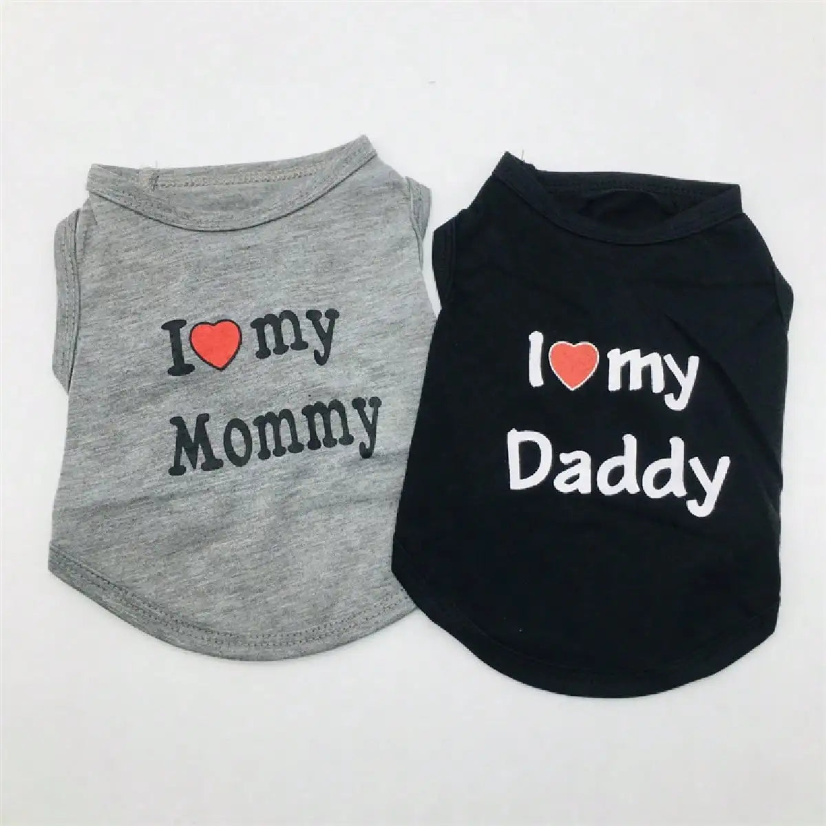 "I Love My Daddy” “I Love My Mommy” Tee Shirt