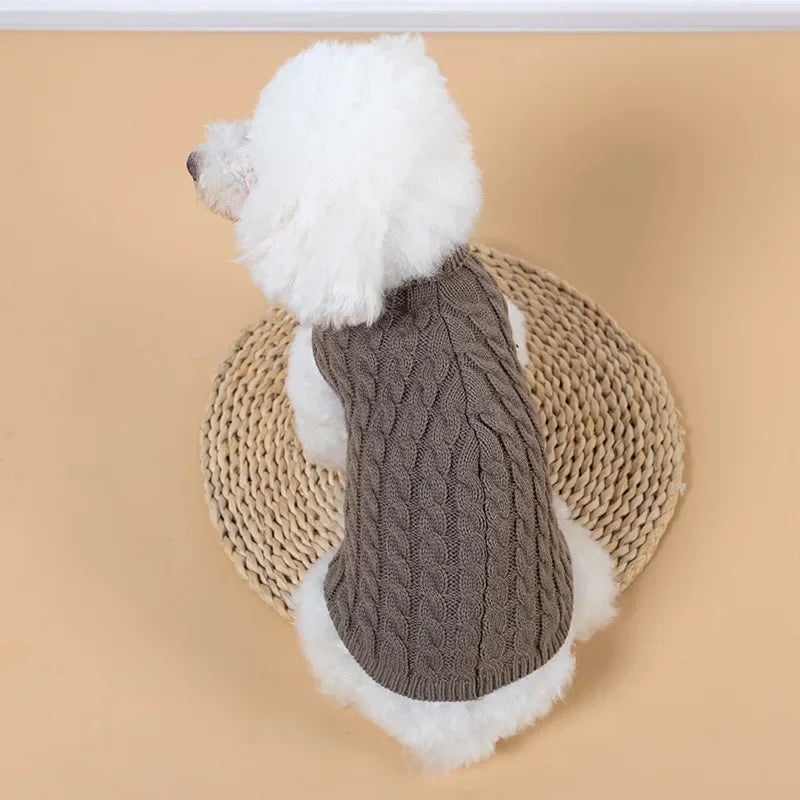 Knitted Turtleneck Doggie Sweaters