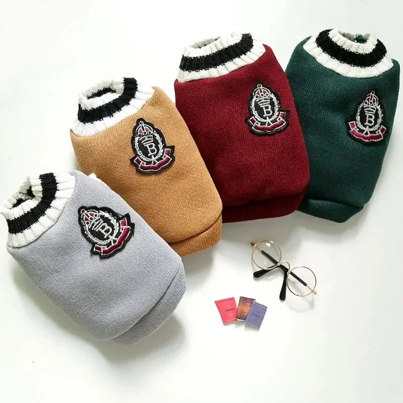 College Style Doggie Sweater