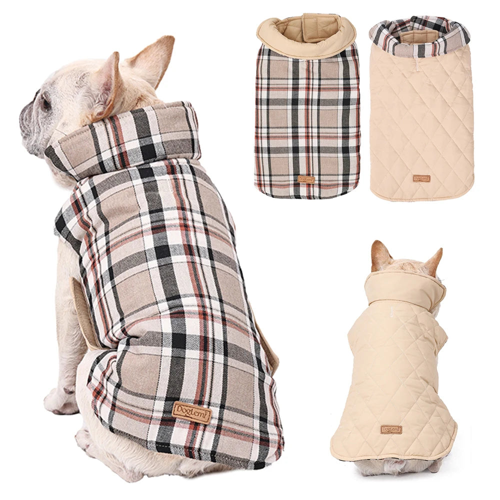 Reversible Waterproof Doggie Coat