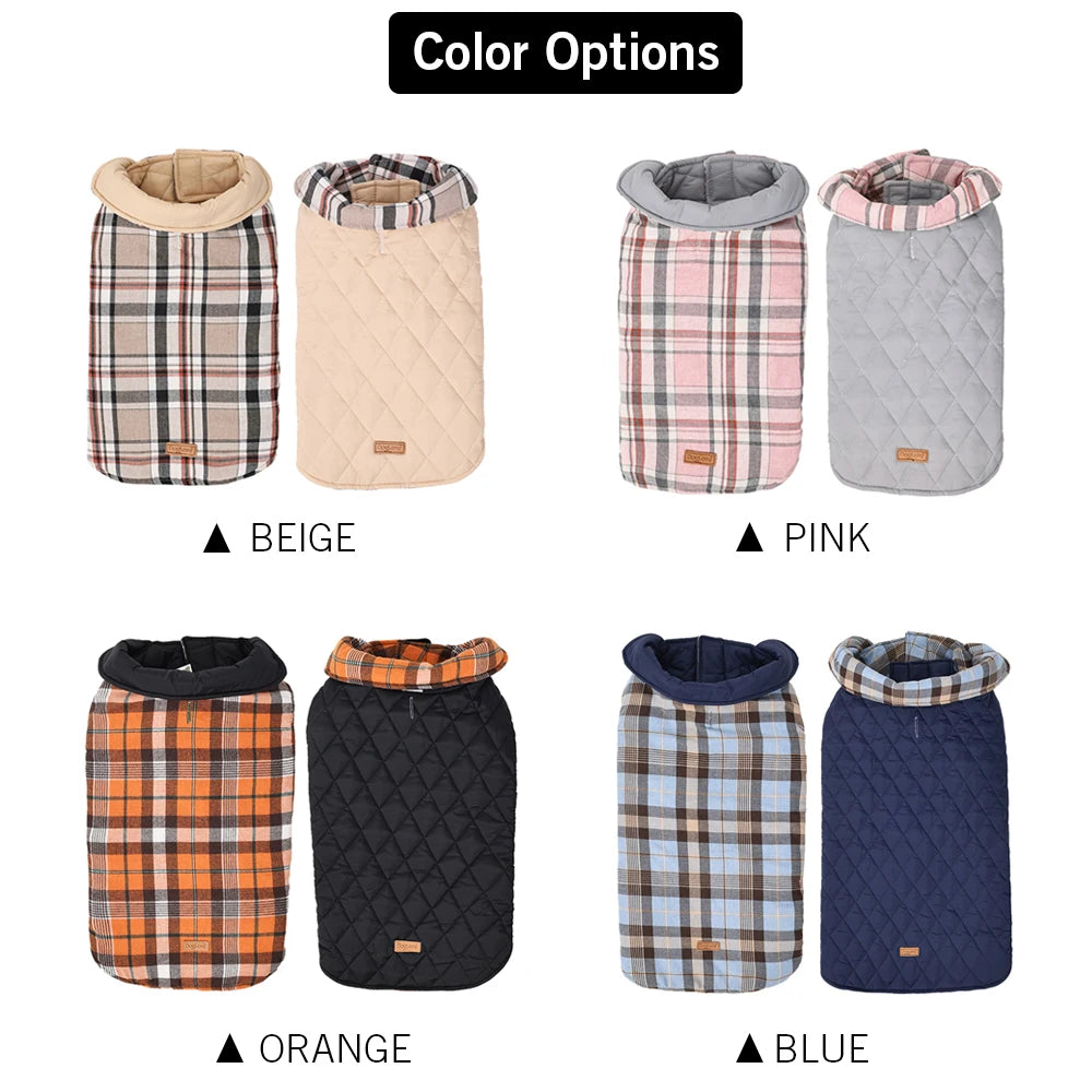 Reversible Waterproof Doggie Coat