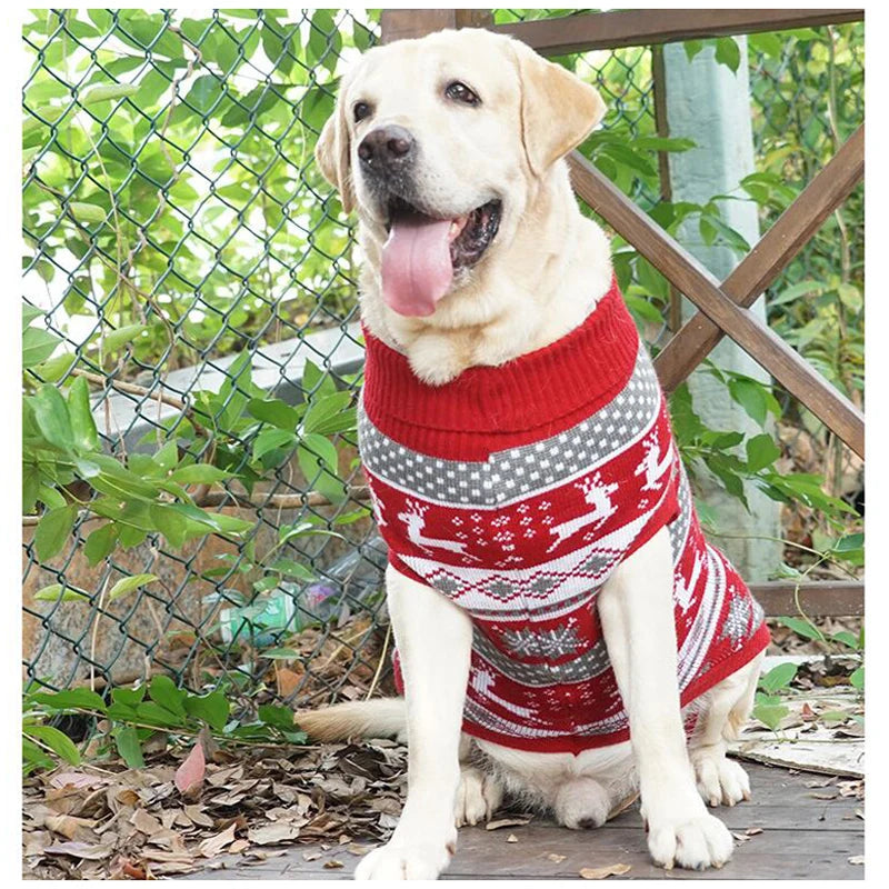 Large Christmas Doggie Sweaters