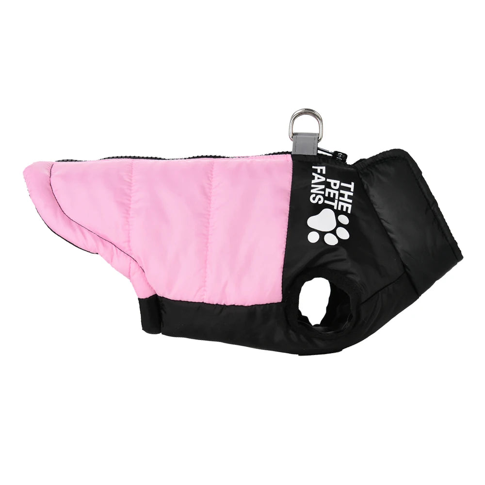 Winter Waterproof Doggie Jackets with D-Ring