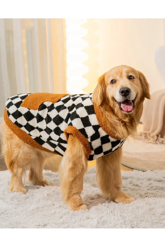 Argyle Doggie Sweater for Large Dogs