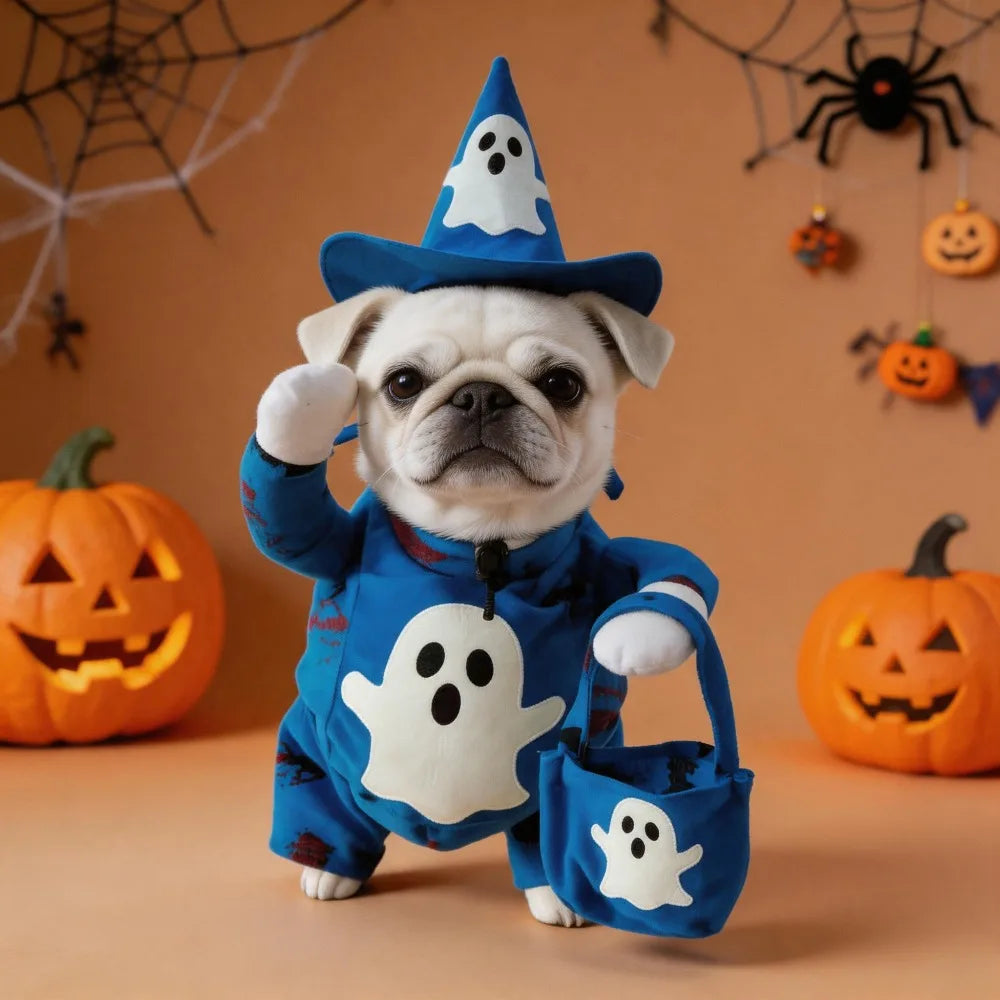 Glowing Ghost Doggie Costume