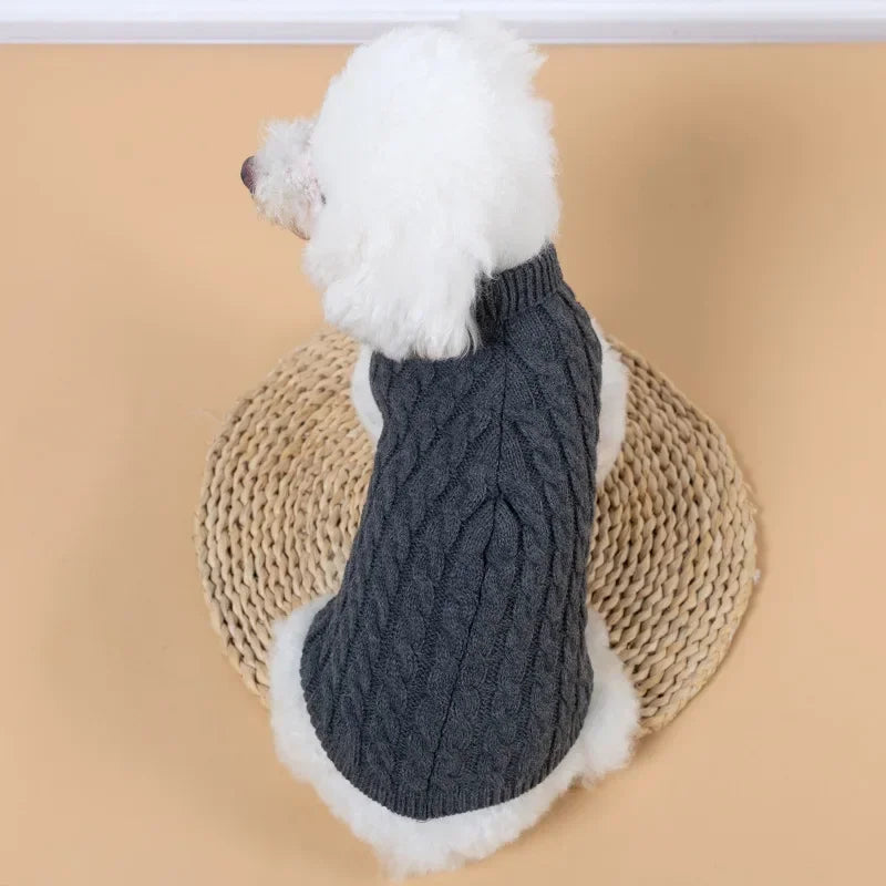 Knitted Turtleneck Doggie Sweaters