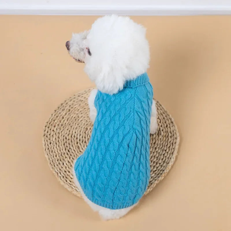 Knitted Turtleneck Doggie Sweaters