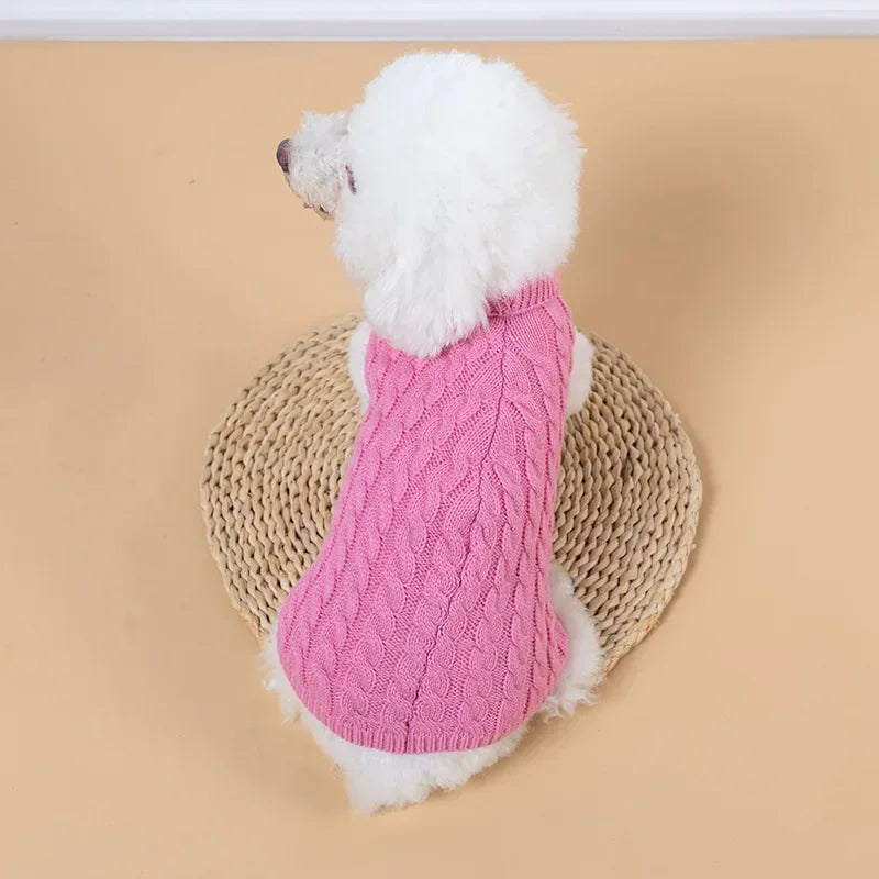 Knitted Turtleneck Doggie Sweaters