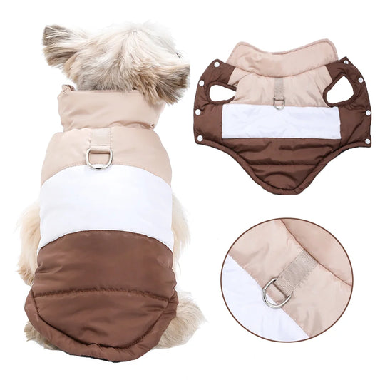 Winter Doggie Jacket With D-ring
