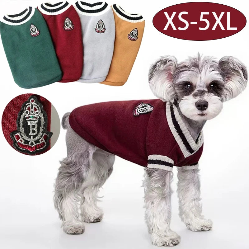 College Style Doggie Sweater