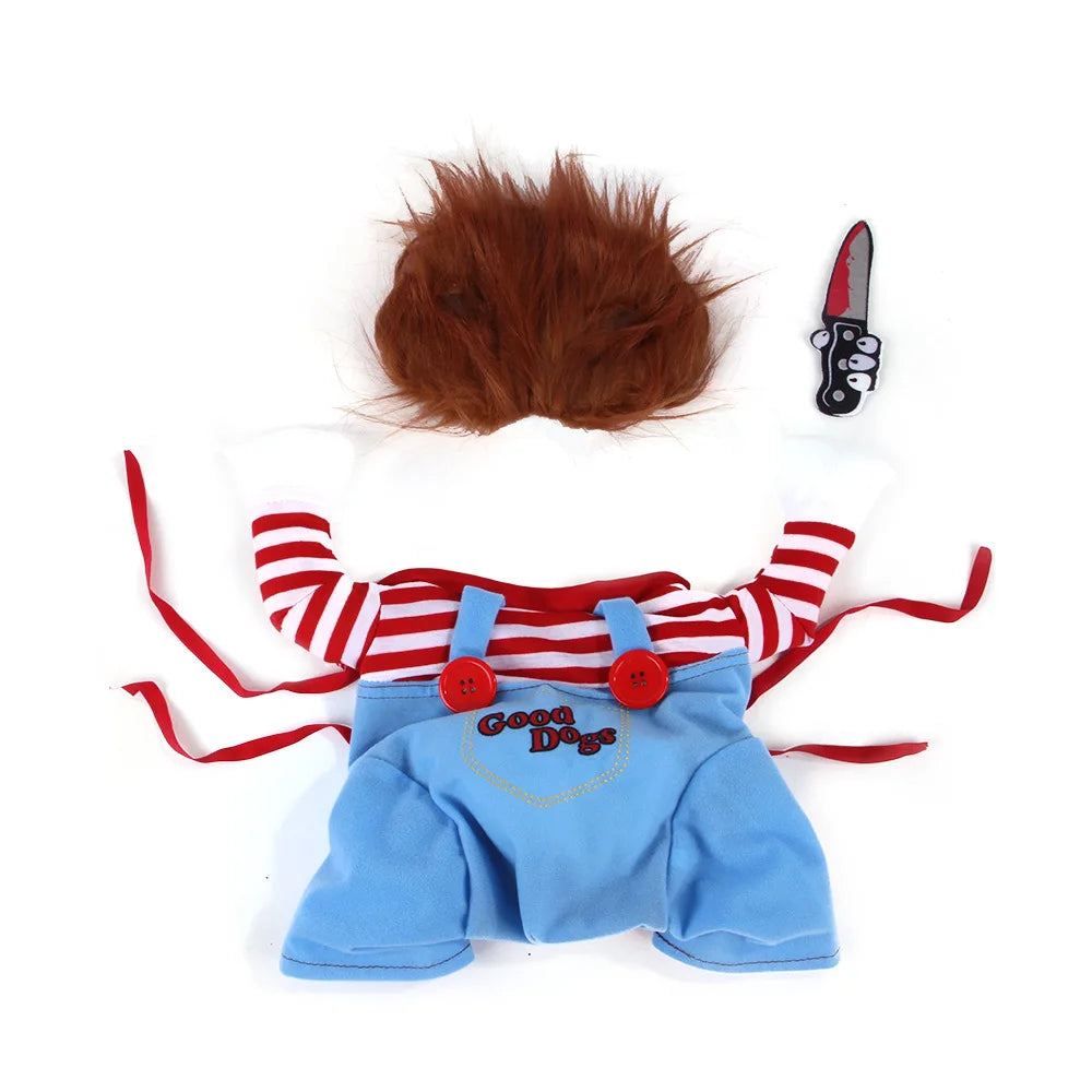 Knife Holding Doggie Costume