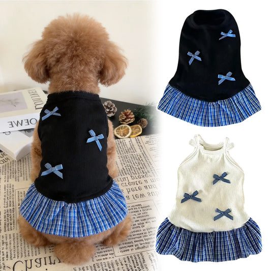 Doggie Bow Dress for Small Dogs