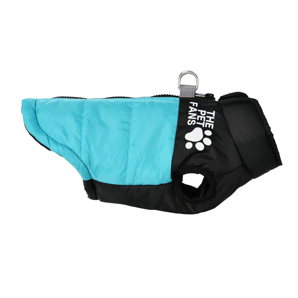 Winter Waterproof Doggie Jackets with D-Ring
