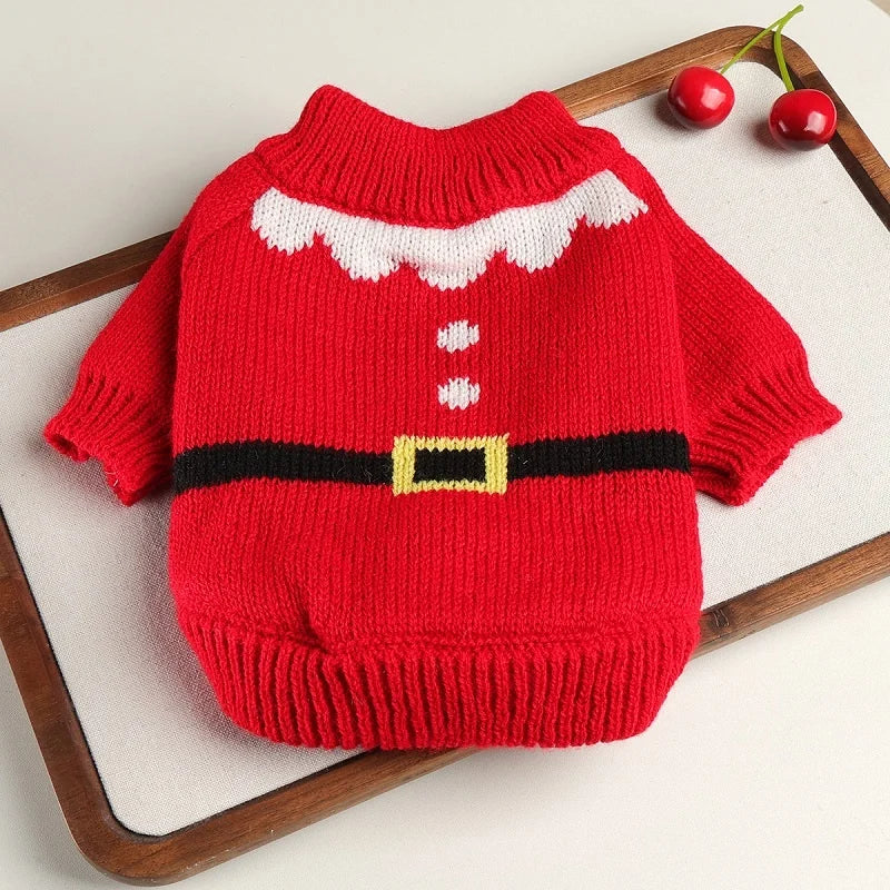 Christmas Doggie Turtleneck Sweater