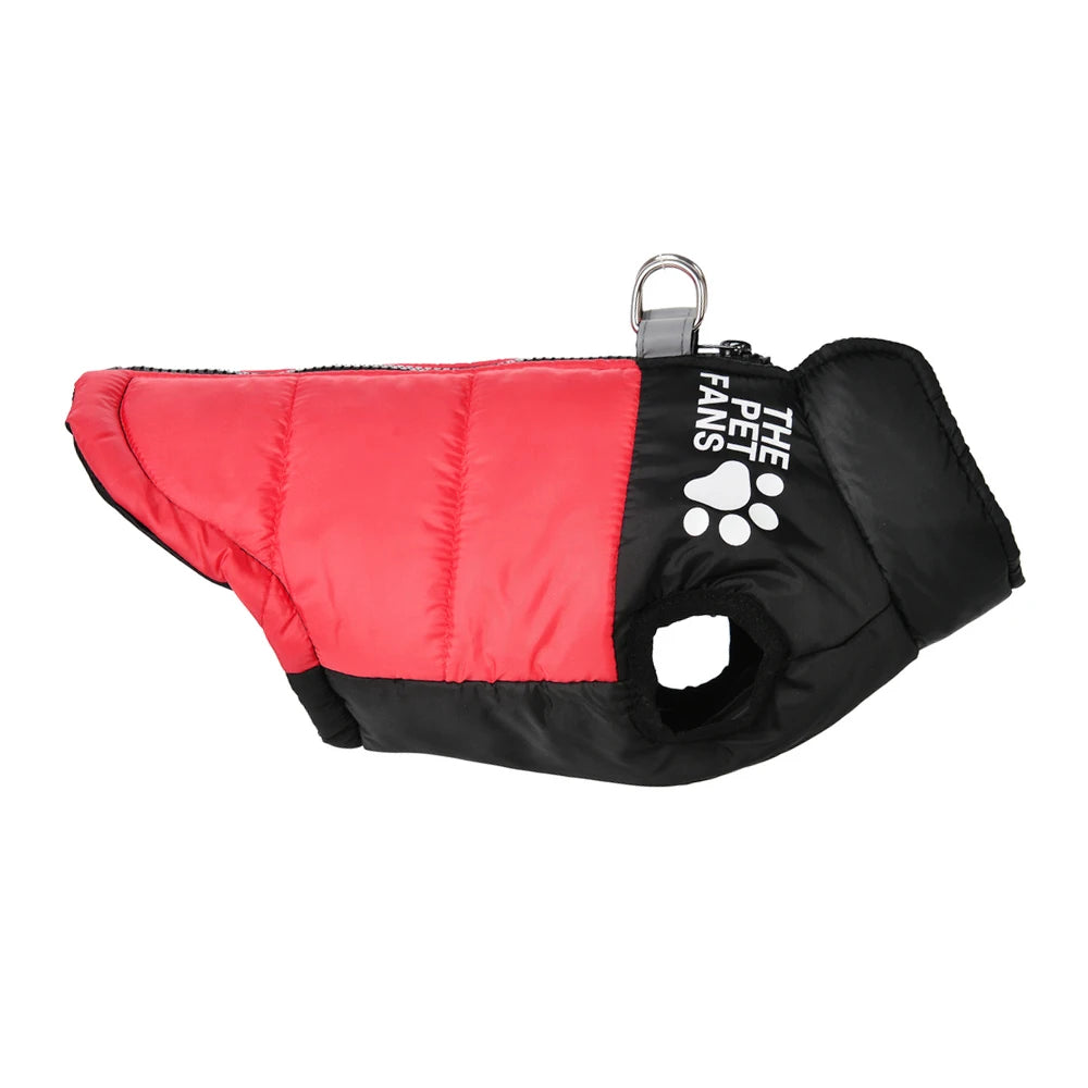 Winter Waterproof Doggie Jackets with D-Ring