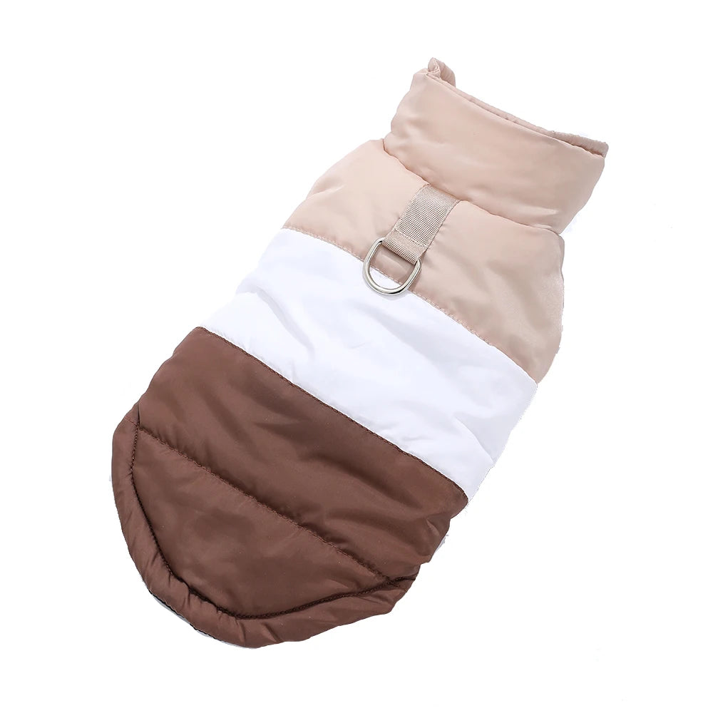 Winter Doggie Jacket With D-ring