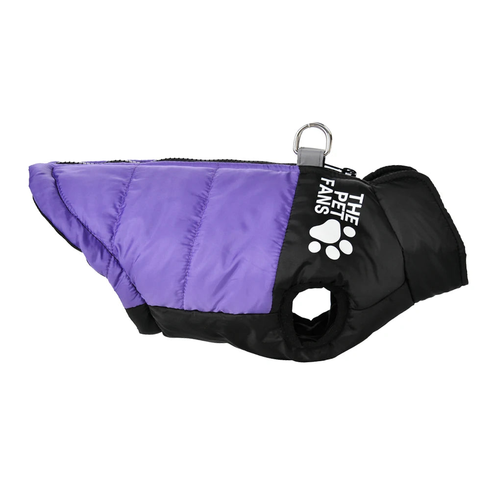 Winter Waterproof Doggie Jackets with D-Ring