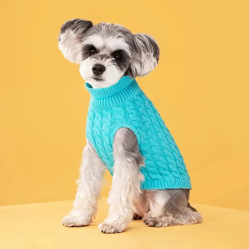 Knitted Turtleneck Doggie Sweaters