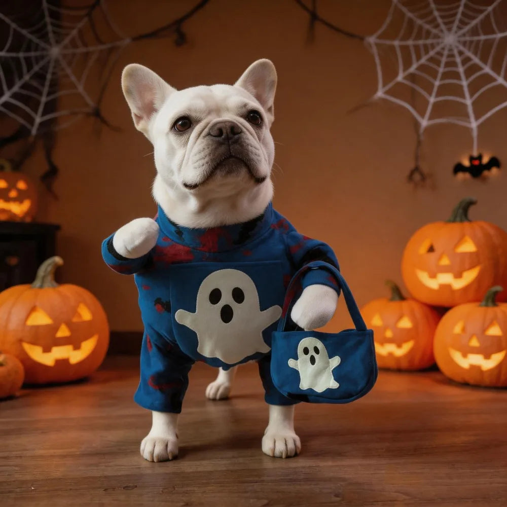 Glowing Ghost Doggie Costume