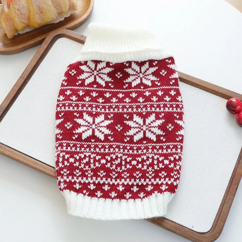 Christmas Doggie Turtleneck Sweater