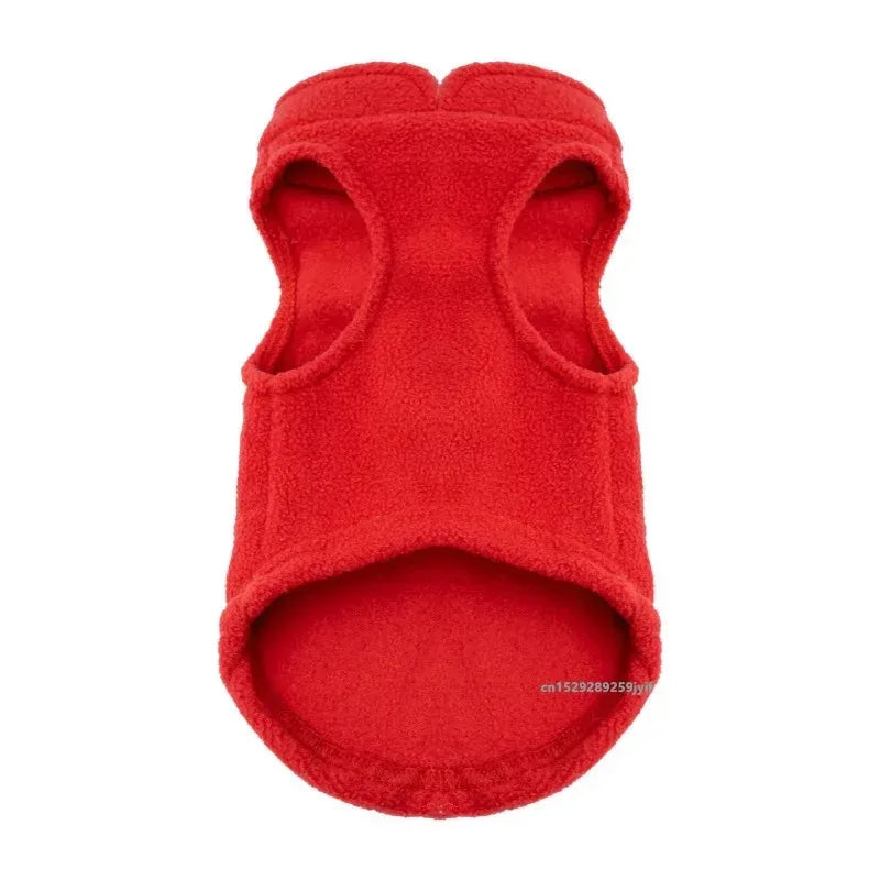 Fleece Doggie Vest with D-Ring