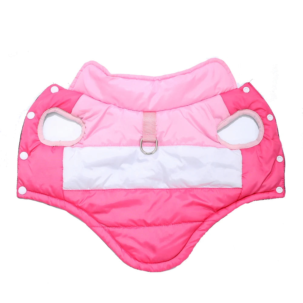 Winter Doggie Jacket With D-ring